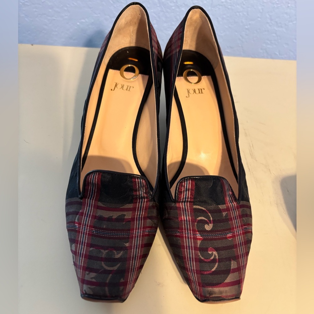 Women's Black and Red Shoes